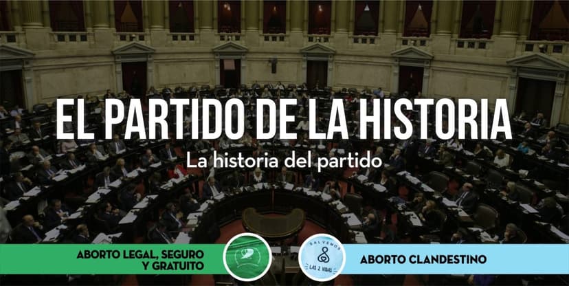 El partido de la historia. La historia del partido.