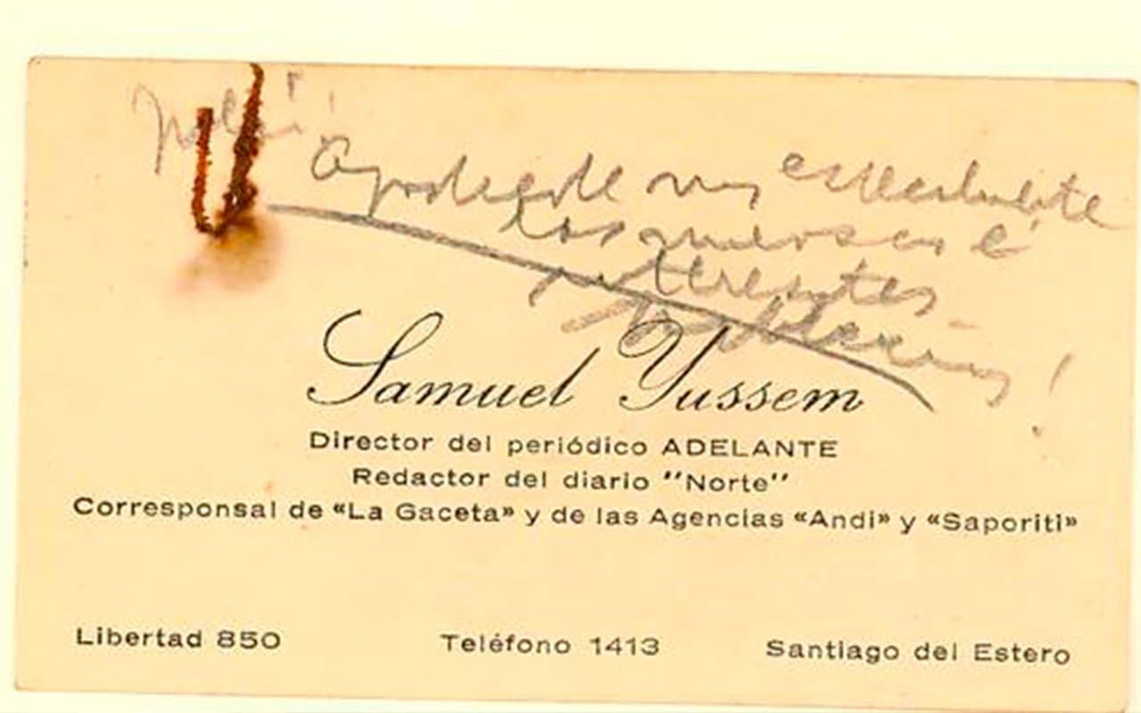 Breve semblanza de Samuel Yussem